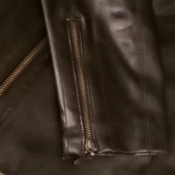 VANTAGE A.M.I. Leather Boho Matrix Goth Minimalist Biker Sz M Black Color HCS - Picture 10 of 12